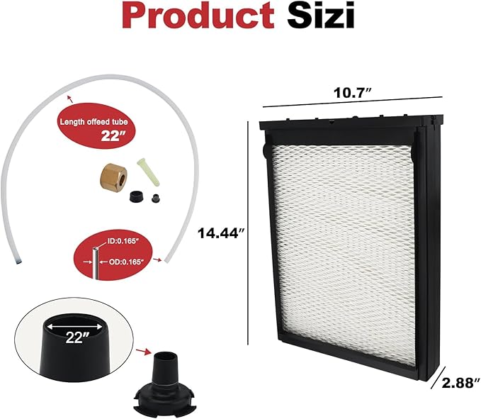 4839 Humidifier Maintenance Kit with Model No. 35 Water Panel, Replacement Filter Whole Home Humidifiers 600, 600A, 600M Models Humidifier Parts & Accessories - Image 2