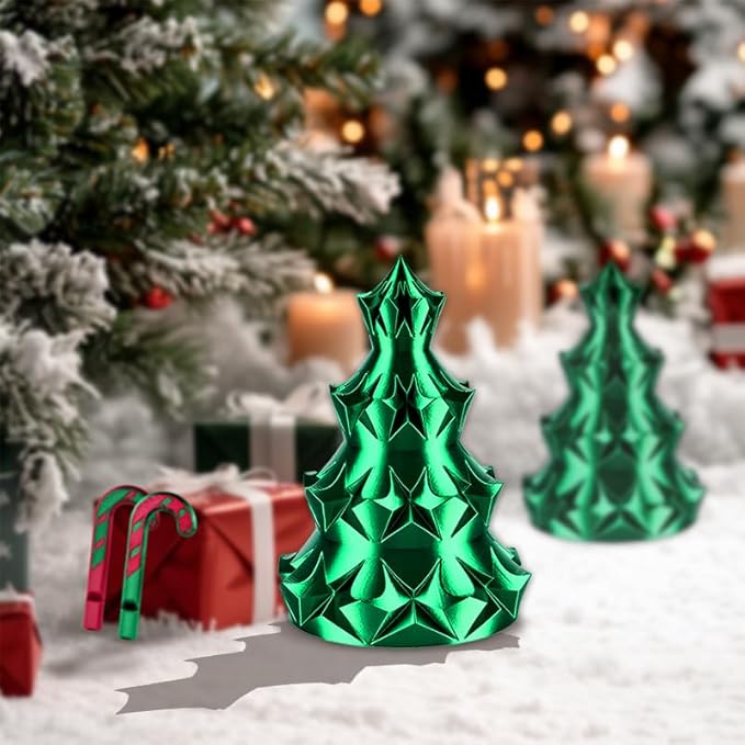 ERYONE Silk PLA Filament for 3D Printer, 1.75mm +/- 0.03mm, 1kg (2.1LBS)/Spool, Silk Christmas Green - Image 6