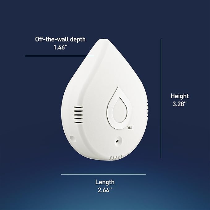 Moen Flo Smart Water Leak Detector, White, 4-Pack 920-005 + 2-Pack 6-Foot Leak Sensing Cable - Image 7