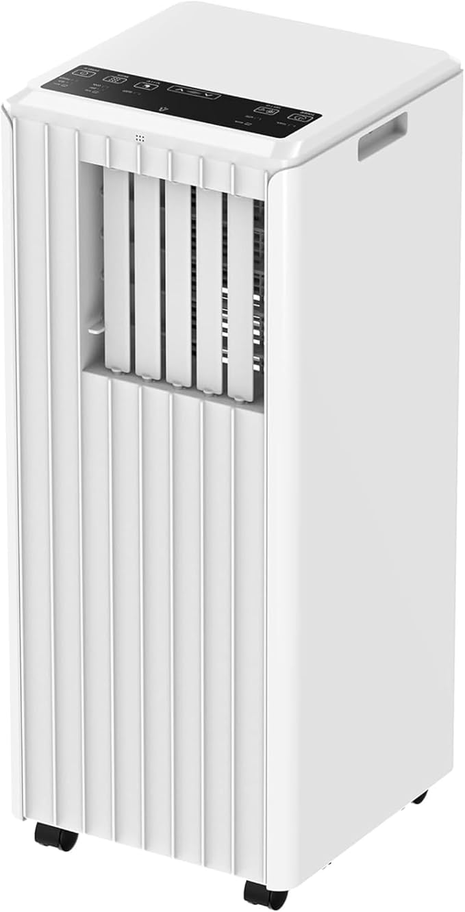 8000 BTU Portable Air Conditioner for 250-350 Sq Ft 3-In-1 AC Unit with Cooling/Dehumidifier/Fan Modes, Remote, 24H Timer & Installation Kit for Home/Office/Dorm by dainslef