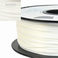 TPU Filament，PRILINE 98A TPU Flexible Soft 3D Printer Filament，1KG 1.75mm Spool Durable Flexible Material, White by PRILINE