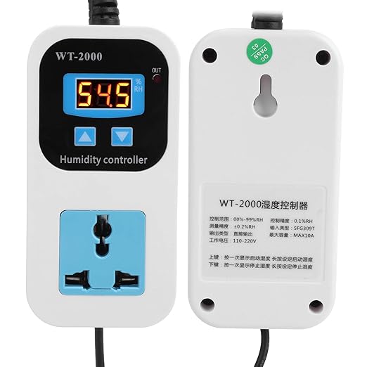 Digital Humidity Controller, 0%~99% RH Humidity Controller Suitable for Fermentation Home Brewing Beer(US) - Image 8