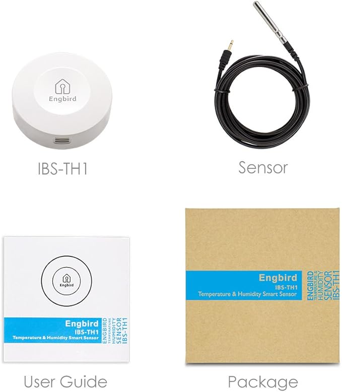 Inkbird Smart Sensor Data Logger Wireless Temp RH Monitor Device Android iPhone Temperature Humidity Recorder Thermometer Hygrometer IBS-TH1 Basement Guitar Greenhouse - Image 4