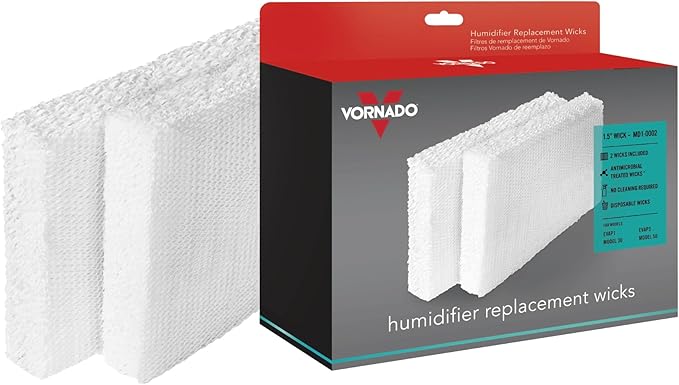Vornado MD1-0002 Replacement Humidifier Wick (2-Pack),White by Vornado