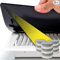 Powerful Magnetic Vent Covers (3-Pack) That Will Never Fall Off (Upgraded Design) - for Sealing Floor/Wall/Ceiling Registers of Width 5.25" to 6", Length 11.25" to 12" | Vent Not Included | White by HMmagnets