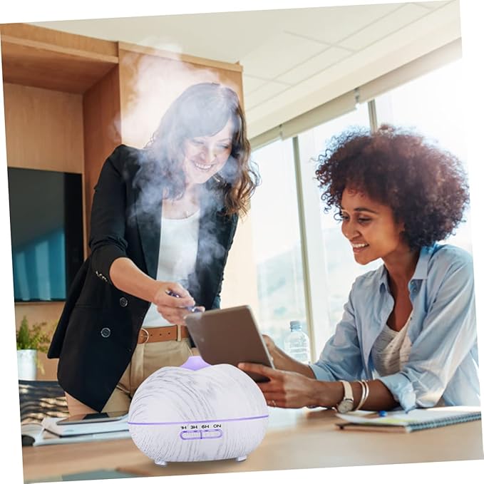 CHILDWEET Aroma Diffuser with LED Lights Essential Oil Diffuser Humidifier Remote Control Color Modes Auto Shut Off for Yoga Spa Relaxation - Image 2