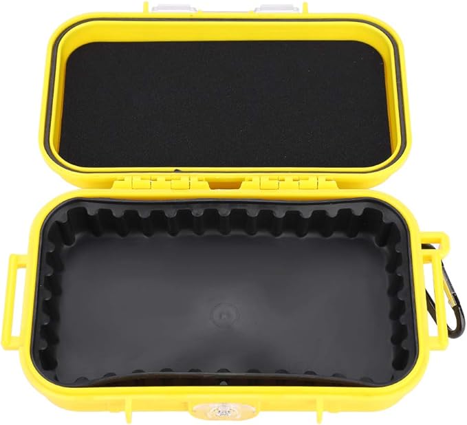 Small Waterproof Storage Case, Dry Box Protective Case Shockproof Survival Storage Container 6.29 * 3.54 * 1.57in Floating Hard Shell Wet Dry Box Airtight for Fishing Outdoor Gear - Image 3