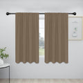Easy-Going Rod Pocket Blackout Curtains for Bedroom, Room Darkening Window Curtains for Living Room, Thermal Insulated Noise Reduction Solid Window Drapes, 2 Panels(34x54 in, Camel) by Easy-Going