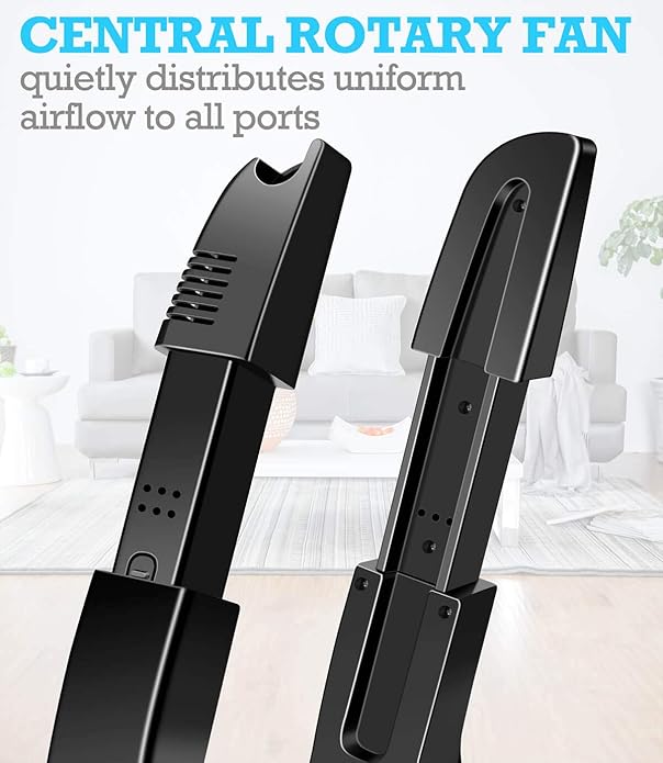 Portable Electric Shoe Glove Boot Dryer Warmer with Folding and Drying Rack - Image 5
