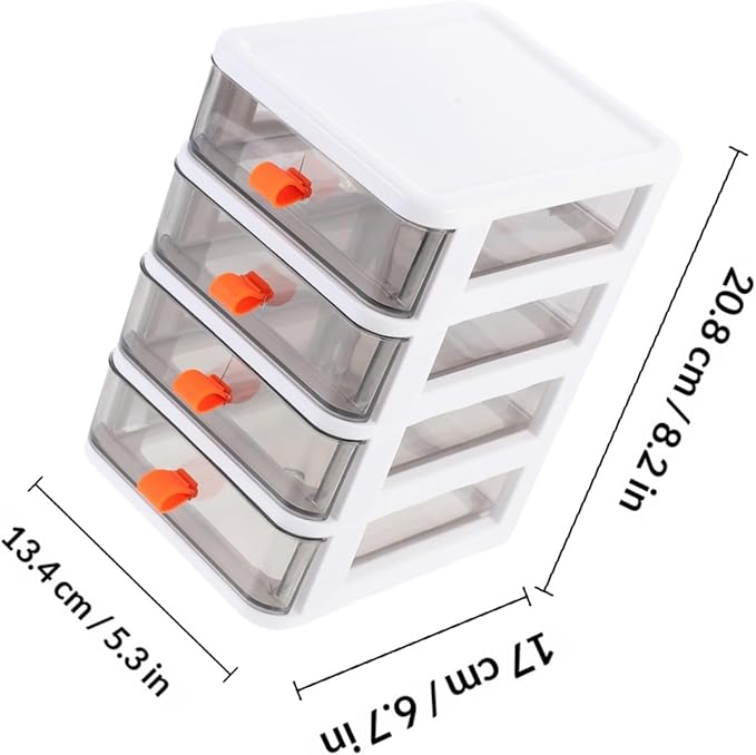 1pc Desk Storage Box Storage Boxes Document for Office Mini Cosmetic Organizer Small Desk Organizer - Image 2