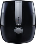 Homedics TotalComfort Plus Humidifier – Large Air Humidifiers for Bedroom, Plants – Top-Fill 5.3L Water Tank with Cool and Warm Mist, Essential Oil Pads, Colored Night-Light, Black by Homedics