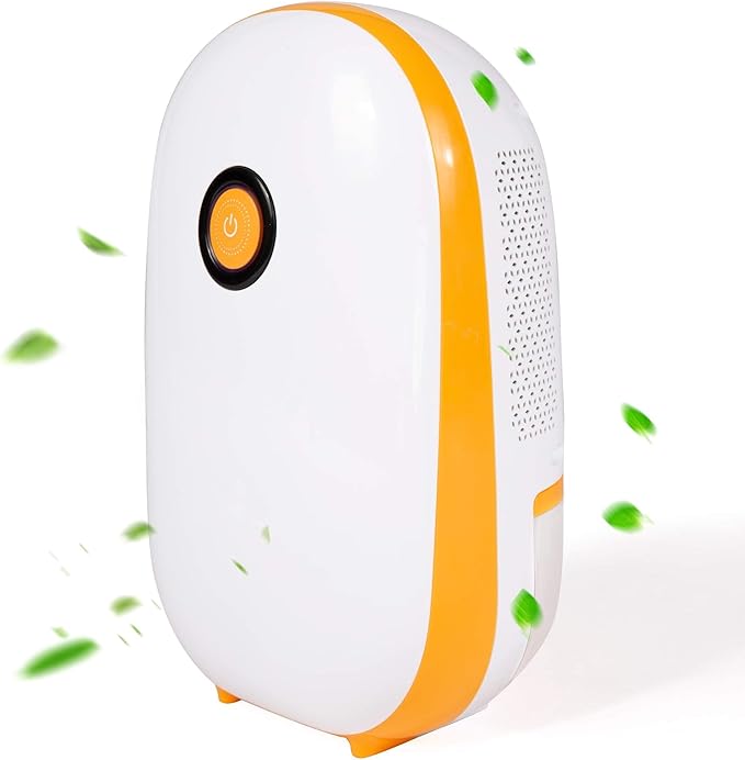 Dehumidifier for Home 37 OZ(1100ml) Water Tank with Auto Shut Off,430 Sq.ft Mini Small Portable Quiet Dehumidifier for Closet Basement Bedroom Bathroom Garage Wardrobe RV by LUCKYERMORE