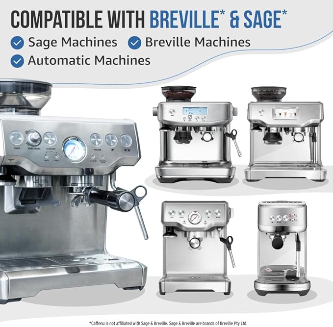 Breville Compatible Descaling Solution. Bottle of Descaler Solution. Descaling Kit Removes Limescale For Hotter Coffee. 2 Uses Descaler For Breville Coffee Machines. - Image 7