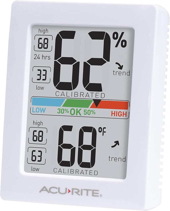 AcuRite Pro Humidity Meter & Thermometer with Touch Activated Backlight - Image 7