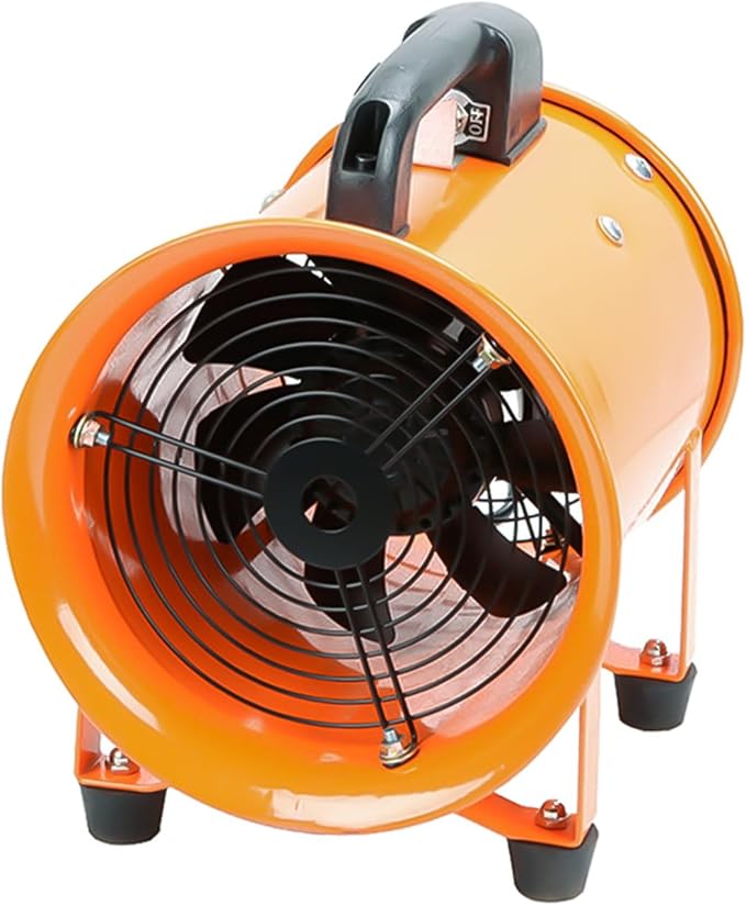 dreamdragon 12-Inch High-Velocity Portable Utility Blower Fan, Industrial Exhaust Fan, 3150 RPM Low-Noise Ventilator for Basements, Workshops, Warehouses, and Confined Spaces by Unknown