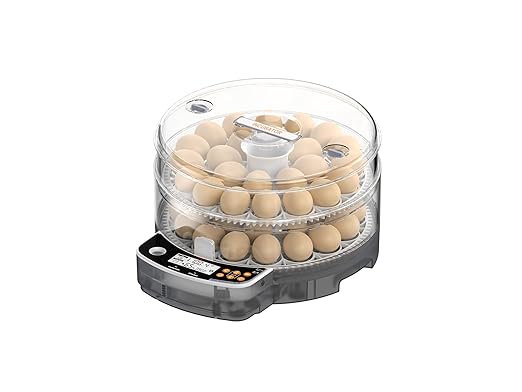 48 Egg Incubator with Automatic Egg Turning and Humidity Control, Intelligent Egg Incubator with Automatic Temp. Adjustment by Unknown