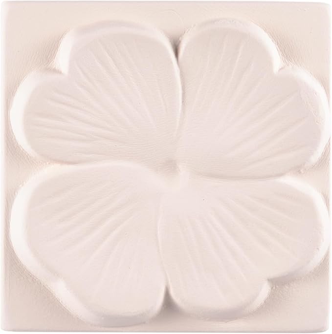 Air Purifying Healing Ceramic-Korean flower Series - Odor Eliminator, Air Purifying, Humidity Control, Aromatherapy Passive Stone Diffuser (Clover Shape) by CRECEN-HealingSpacesforYou
