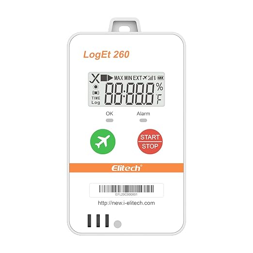 Elitech 4G Reusable Real-time Temperature Humidity Data Logger Light/Shock/Location, Built-in SIM Card, Shadow Data, Airplane Mode, Cloud Storage, SMS/Email/APP/Web Alarm,100000 Points, Loget260-TH - Image 9