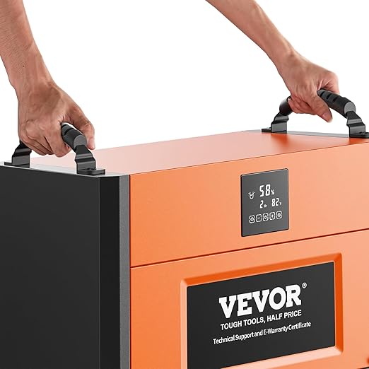 VEVOR 190 Pints Commercial Dehumidifier with Drain Hose for Crawl Spaces, Basements Warehouse & Job Sites, Large Capacity Dehumidifier for Water Damage Restoration, Auto Defrost, CSA Listed - Image 12