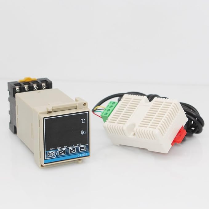 Digital Temperature and Humidity Controller with Sensor Type Panel Thermostat Hygrometer 1Pcs(1) - Image 2