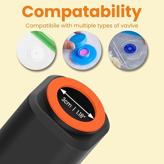 3D Printer Filament Vacuum Pump 1200mAh Portable Air Pump for Storage Bags Powerful Vacuum Pump for Home Storage & Fast Deflate - Image 4