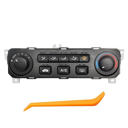 Climate Control Module A/C Heater Air Conditioning Panel Compatible with 2001-2002 Honda Accord Replace# 79600-S84-A21ZA by ATRACYPART