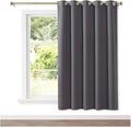 NICETOWN Blackout Wide Blinds for Sliding Door, Insulated Noise Reduction Drapes, Privacy Vertical Curtain for Living Room&Bedroom (1 Panel, Gray, W70 x L72) by NICETOWN