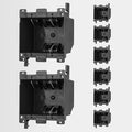 2-Gang Extra Deep PVC Old Work Electrical Black Box, 25 Cubic Inch – Fire Rated for 2 Hours, ETL Certified Switch/Outlet Junction Black Box for Home Improvement (8 Pack) by YQMIGU