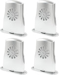 4 Pcs Acoustic Guitar Humidifier, Silver Guitar Humidifier Instrument Humidifier for Prevent Cracking by Bonsicoky