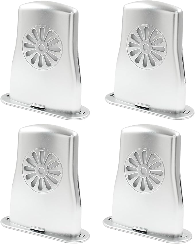 4 Pcs Acoustic Guitar Humidifier, Silver Guitar Humidifier Instrument Humidifier for Prevent Cracking by Bonsicoky