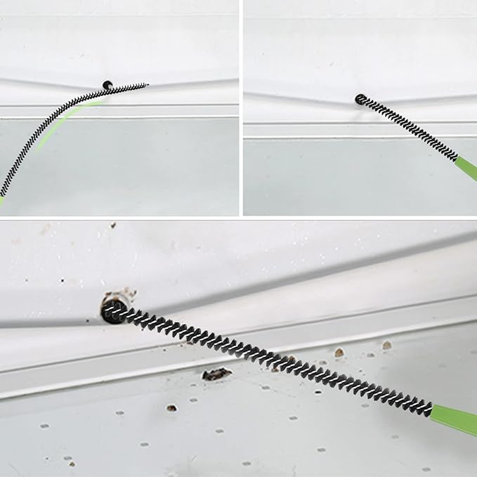Sewer Drain Brush, Drain Clog Remover, 19.8inch Flexible Long Pipe Snake Hair Clogs Catcher Cleaner Tool for Toilet, Kitchen Sink, Sewer Drain, Bathroom Tub - Image 6