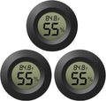 EEEKit Hygrometer Thermometer, 3 Pack LCD Monitor Indoor Humidity Meter, Outdoor Weather Temperature Gauge for Home Office by EEEkit