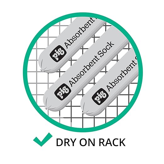 PIG Mildew-Resistant Absorbent Sock | Water Absorbing Snake | 3" W x 4' L | Absorbs up to 1 gal per Sock | 2 Count | PM50070 - Image 4