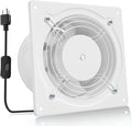 HG Power 6 Inch Exhaust Fan, 308CFM Wall Exhaust Fan for Kitchen, Metal Extractor Fan for Attic, Garage, Window Ventilation, HVAC System by HGPOWER