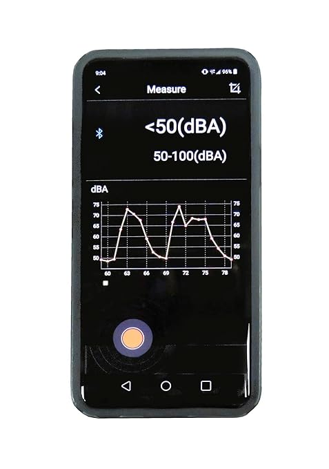 Sper Scientific Decibel Meter 850019 w/Bluetooth, Sound Level Meter 35 to 130 dB, SPL A/C Weighted, Dual Range Max/Min & Data Hold, Compact Audio Noise Measuring Device, Large Backlit Display - 4 pc - Image 4