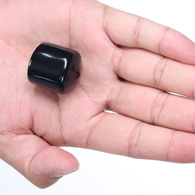 Acocony 1 Inch Rubber Cap Round Rubber End Caps PVC Flexible Protector Plastic Plugs for Round Holes Black Pack of 12 - Image 4