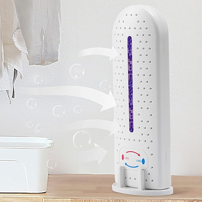 Zerodis Electric Dehumidifier USB ABS Recyclable High Temperature Rectangle Air Dehumidifier Complete with Empty Bucket Alarm Filter Alert Pints Basements Dehumidifiers - Image 4