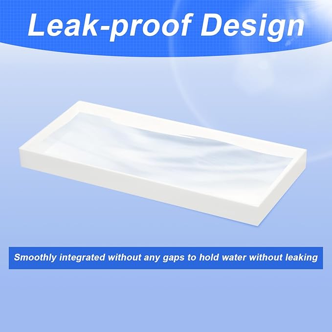 Acrylic Humidifiers Tray for Dreo Humidifier HM311 4L Tank, Leak-Proof Tray for Smart Humidifiers HM311S 4L, Moisture-Proof Tank Floor (Not Include Humidifier) (White, 4L) - Image 3