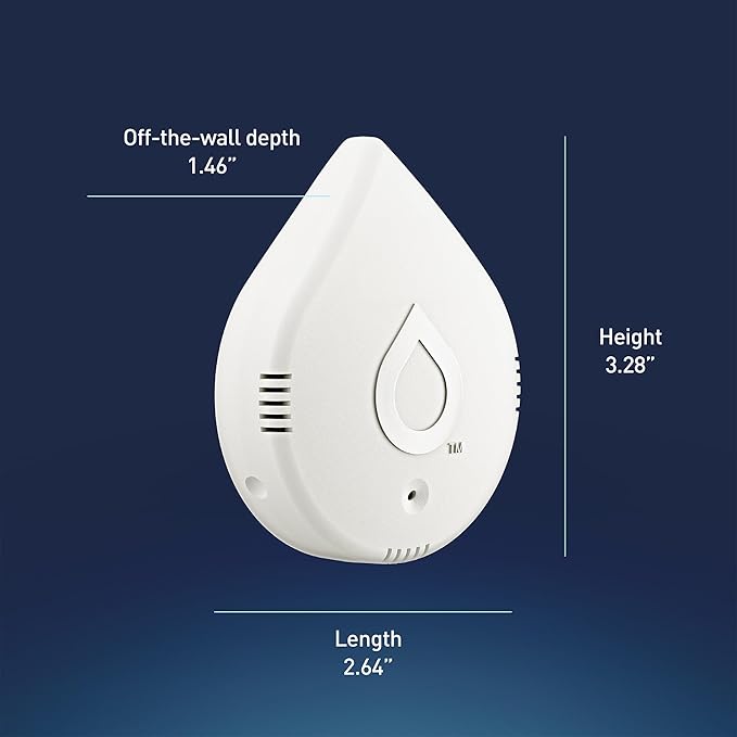 Moen Flo Smart Water Leak Detector, Drip or Flood Sensor Alarm for Home, 2-Pack, White, 920-004 - Image 6