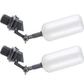 meekoo Float Ball Valve, 1.57 Inch Male Automatic Fill Feed Humidifier Tank Water with Adjustable Arm for Ponds, Livestock Water Trough, Aquariums, Aquaculture, Hydroponics and Reservoir(2 Pack) by meekoo