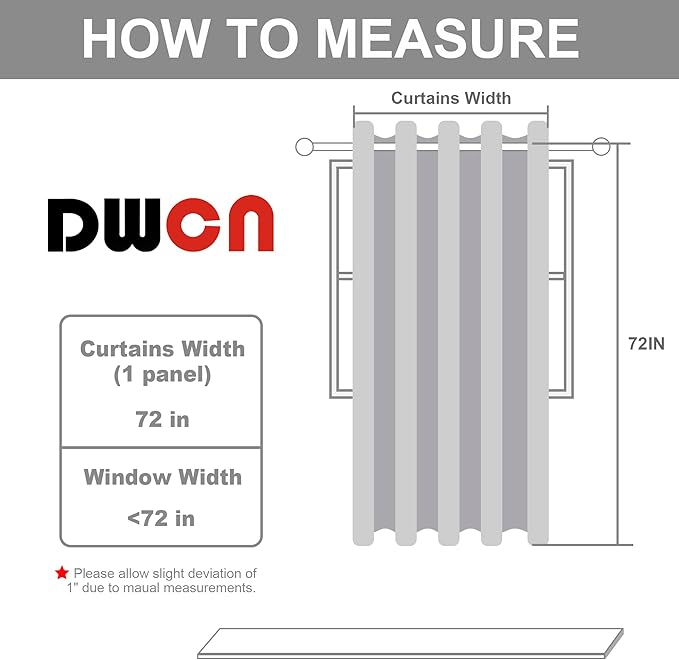 DWCN Blackout Curtain Panel for Bedroom - Thermal Insulated Energy Saving Grommet Blackout Drapery for Girls Patio Door, Room Divider Long Curtain, Blush Pink, W72 by L72, 1 PC - Image 2