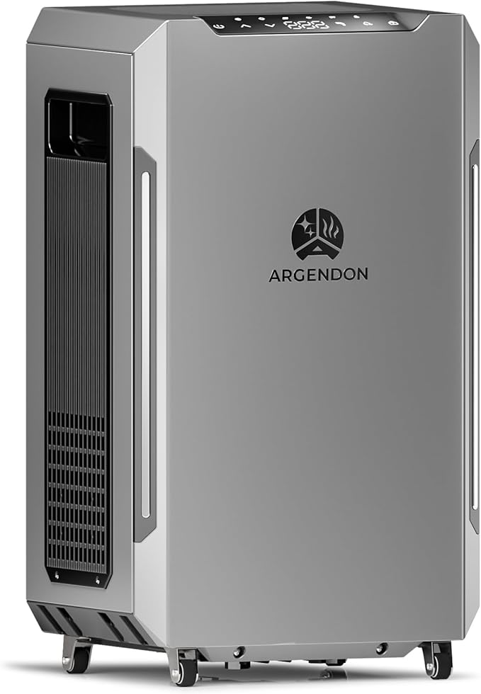 ARGENDON 120 PPD Dehumidifier for Basement, Commercial Dehumidifier with Pump and Drain Hose - High-Capacity Moisture and Humidity Control for Homes, Industrial Use, and Large Space, Sandidry Pro 55C by Argendon