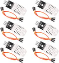 6pcs DHT22/AM2302 Digital Temperature and Humidity Sensor Module Temperature Humidity Monitor Sensor Replace SHT11 SHT15 for Arduino Electronic Practice DIY (DHT22) by ACEIRMC
