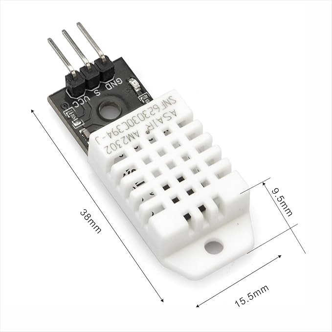 2pcs DHT22/AM2302 Digital Humidity and Temperature Sensor Module for Arduino Raspberry Pi, Temp Humidity Gauge Monitor Electronic Practice DIY Replace SHT11 SHT15 - Image 6