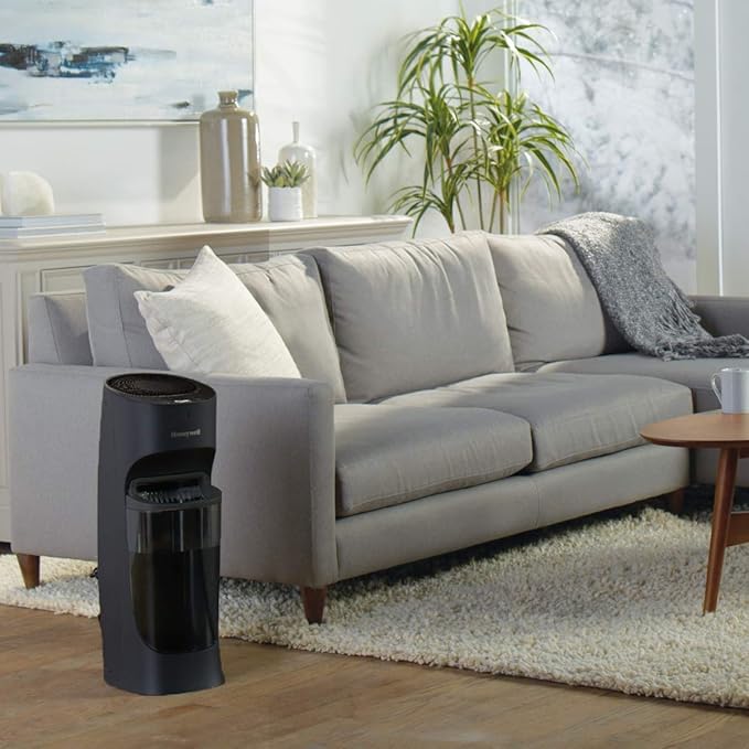 Honeywell Top Fill Tower Humidifier, Digital Humidistat, Black – Cool Mist Humidifiers for Bedroom, Home or Office with Space-Saving Tower Design - Image 14
