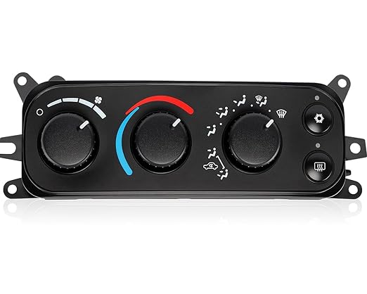 599-212 HVAC Control Module A/C Heater Climate Panel Switch Compatible with Dodge Ram 1500 2500 3500 2002-2005 & Dakota 2001-2004, Replaces# 55055905AA 55055905AD 55056246AA by ATRACYPART