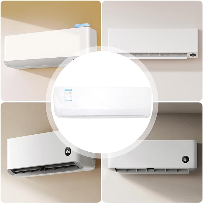 Wall Air Conditioner Cover - 37.40 Inches Indoor AC Protector, Dustproof Moisture Proof, Washable All Inclusive Leak Resistant Protective Cover for Wall Mounted Units at Home - Image 6