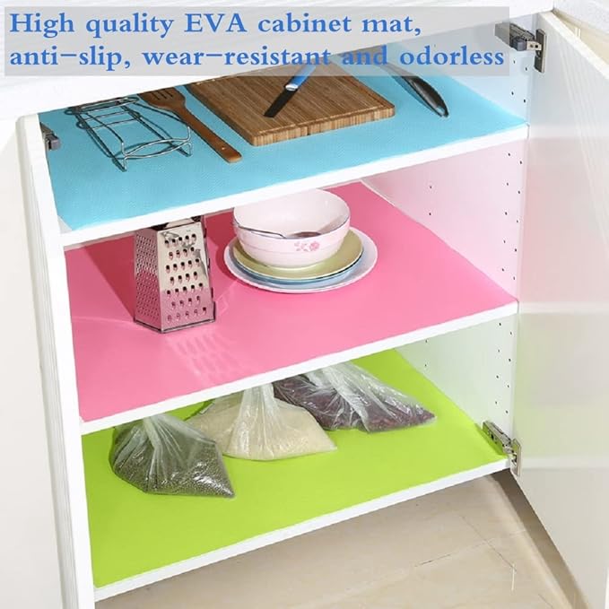 Shelf Liner, Drawer Liners for Kitchen,Non Adhesive Water Resistant, Strong Grip,Easy Clean and Trim, Smooth Surface Liners for Kitchen Cabinets, Shelves, Pantry（11.9inches x 59 inches） - Image 5