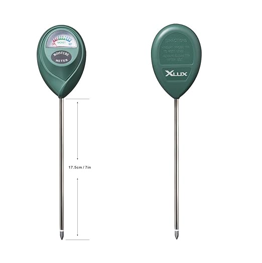 XLUX Soil Moisture Sensor Meter Water Monitor, Hygrometer for Gardening, Farming,Plants, No Batteries Required, 2 Pack - Image 3