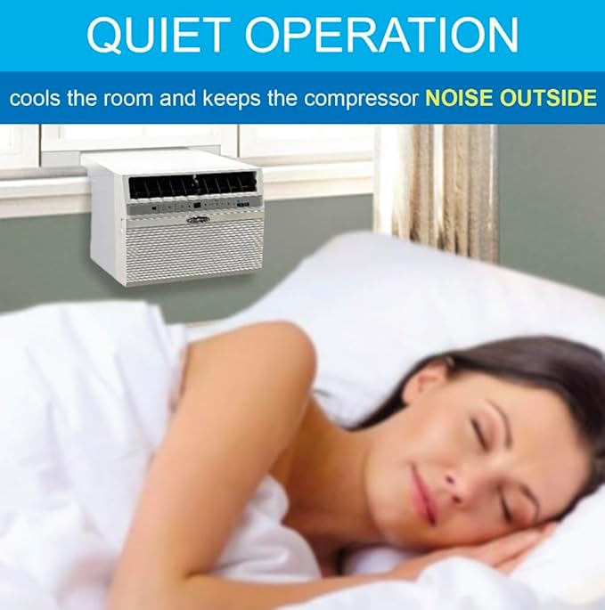 WS5-10HW-301 Electronic Saddle Air Conditioner with Heat and WiFi, 10000 BTU Cooling & Heating Capacity, 74 pts/day Dehumidifying Capacity, Dehumidifier Mode, MyTemp Sensor, Digital Temperature - Image 8